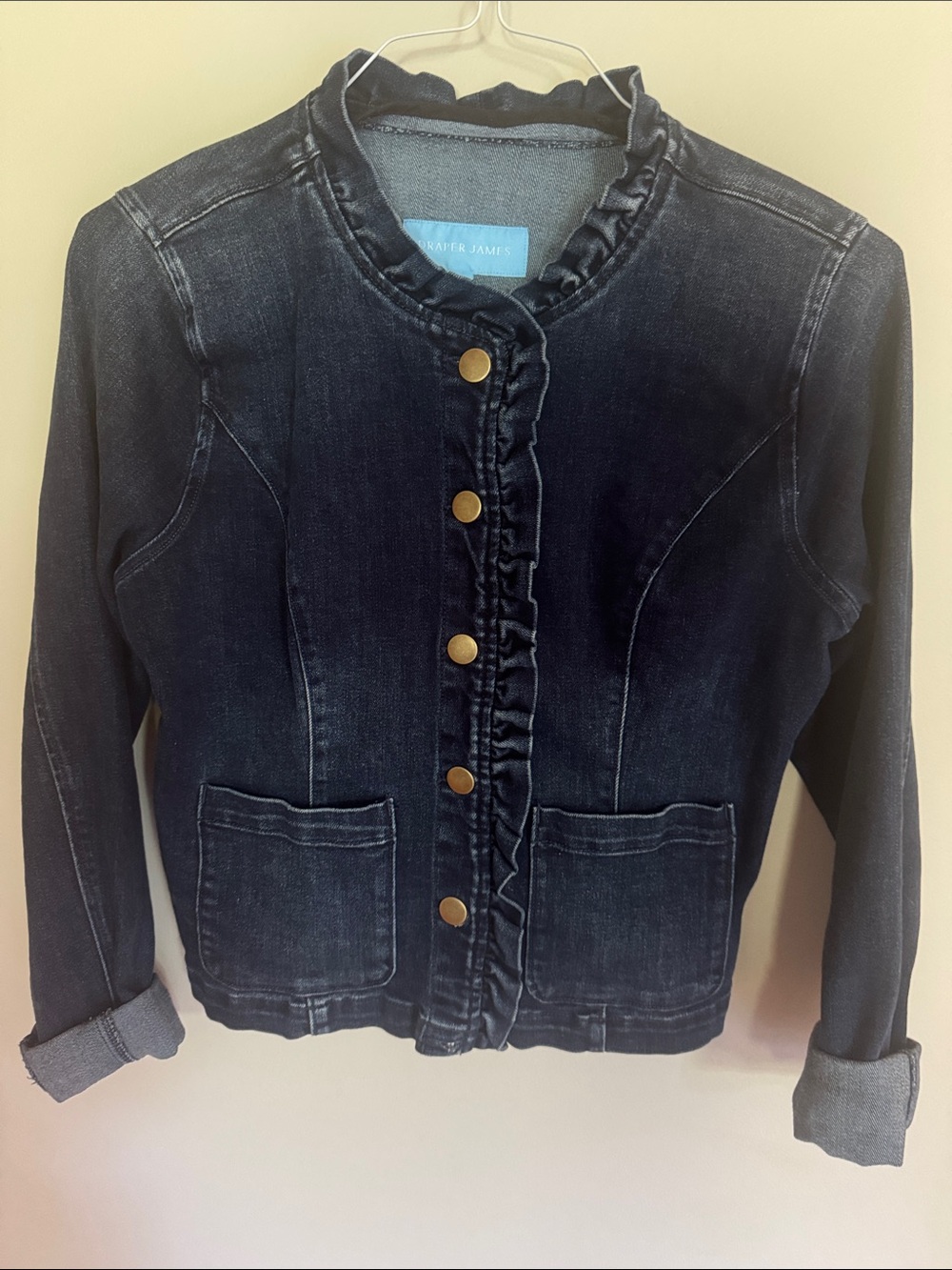 Draper James Ruffle-Trim Jean Jacket